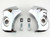 1955 Chevy Station Wagon & Nomad Chrome Rear Bumper Guards