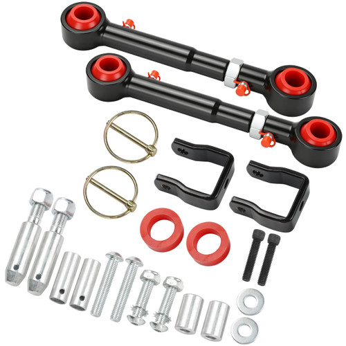 2.5" - 6" Lift Front Sway Bar Quicker Disconnect System for 1998-2006 Jeep Wrangler TJ & 1984-2001 Cherokee XJ, High Performance Off-Road Suspension Upgrade