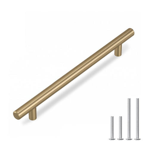 homdiy 10Pack 6-1/4in Cabinet Handles Champagne Bronze Kitchen Cabinet Pulls Drawer Pulls for Dresser Drawers
