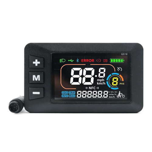 VAINELY G518 Display Screen Compatible with Yozma IN10 Electric Dirt Bikes