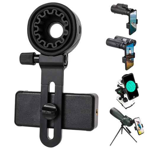 LAKWAR Telescope Phone Adapter, Universal Cell Phone Mount