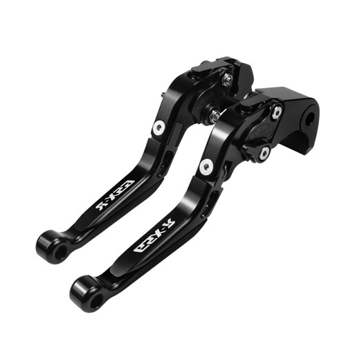 XIDAODIT for Suzuki GSXR 600 750(2006-2024) 1000R(2009-2024) GSX-R 1000(2005-2006) Motorcycle Clutch Lever Folding Extendable Adjustable Handlebars Brake and Clutch Levers Set(Black)