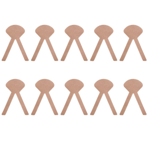 BAOZENP Nasal Tube Holder - Nasogastric Feeding Tube Fastener Catheter Fixed Tape Sticker Nursing Supplies for Home care, Clinic, 10 pcs (V type-10Pcs)