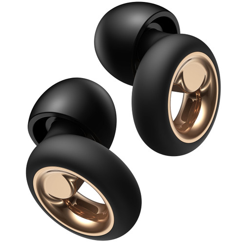 Vosaf Ear Plugs for Sleeping, 45dB Silicone Ear Plugs for Noise Reduction, Reusable Sleeping Noise Cancelling Earplugs for Snoring, Concert & Shooting Ear Protection with 6 Eartips(Black)