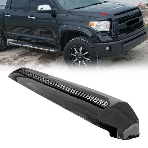 MATMACRO Front Upper Hood Bulge Molding Grille For Toyota Tundra 2014-2021