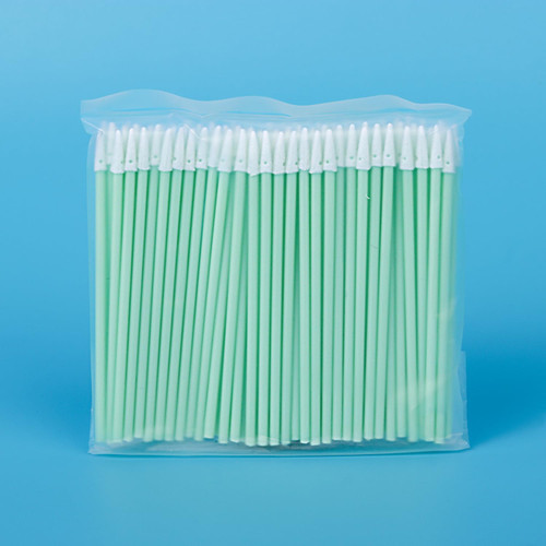 100-Pack 1.25mm Fiber Cleaning Swabs, Pointed Tip for LC/MU Connectors