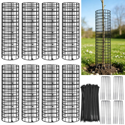 8 Pack Tree Protectors from Deer, Tree Guards Trunk Protector