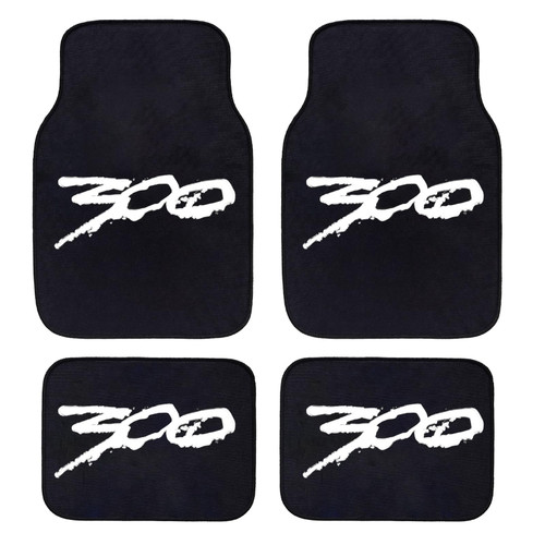 4Pcs Fabric Car Floor Mats Odorless Front&Rear Not PVC and not Rubber fit for 2005-Present Chrysler 300 Floor Mat