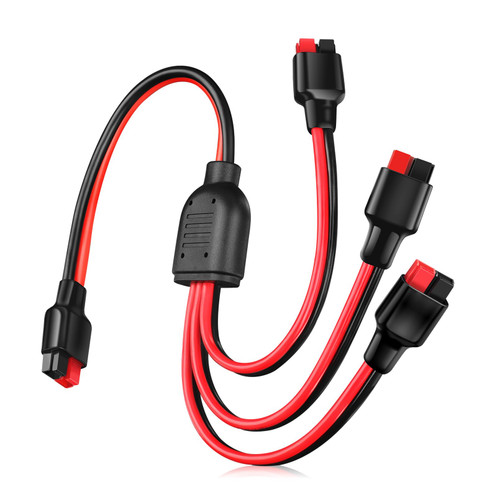 PAEKQ Anderson Y Splitter Cable 1 to 3 Solar Panel Branch Parallel Adapter
