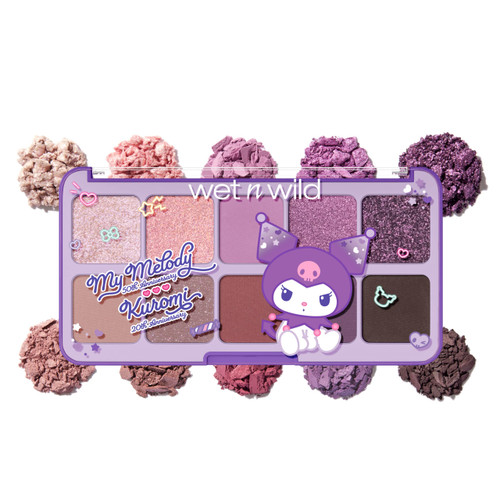 wet n wild My Melody and Kuromi Eye & Face Palette - Grunge Glam
