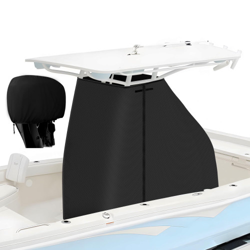 Yexcend 1200D Waterproof T-Top Center Console Boat Cover
