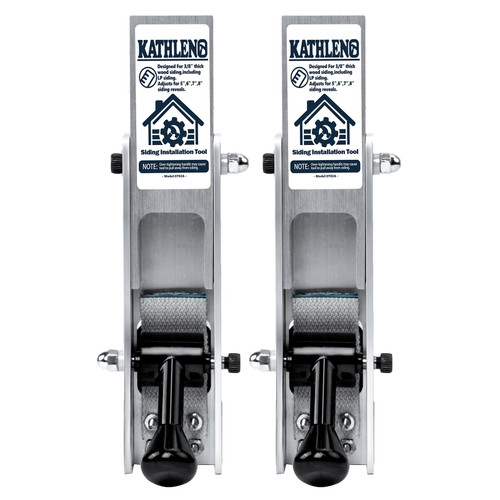 Siding Installation Tools, Siding Mounting Kit for Use with 3/8-Inch Wood/LP Sidings, Lap Sidings Gauge with Adjustable Reveals,Aluminum Body, 2 Packs