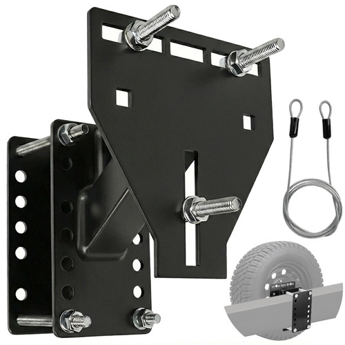 Trailer Spare Tire Mount Carrier for Utility & Boat Trailer Wheels