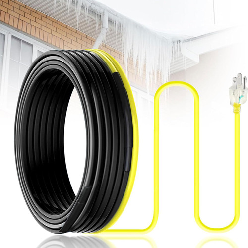 YeloDeer 30 FT Industrial Grade Self Regulating Roof Gutter Heater Cable