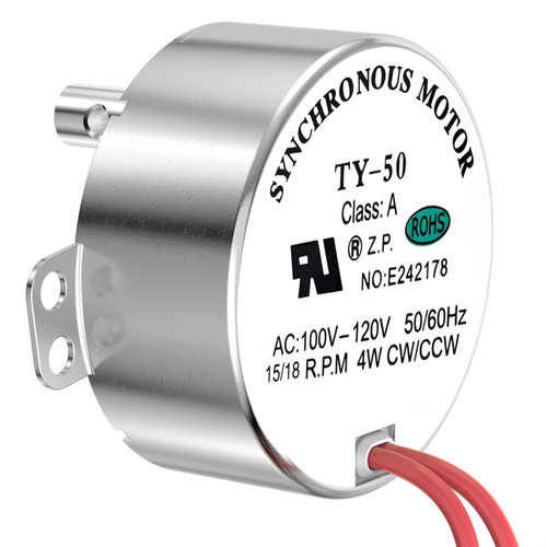 100-120V AC 15-18RPM 50/60Hz 4W CW/CCW UL Certified Synchronous Motor