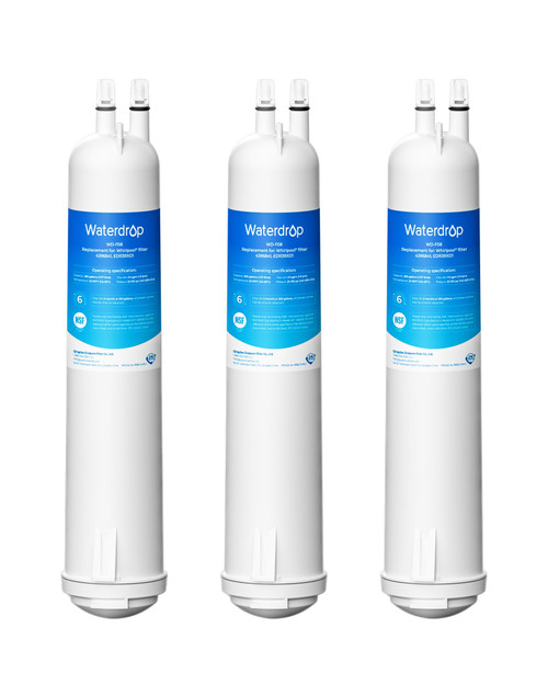 Waterdrop EDR3RXD1 Replacement for Everydrop® Filter 3, 4396841, 4396710, Kenmore® 46-9083, 46-9030, WD-F08 Refrigerator Water Filter, 3 Filters