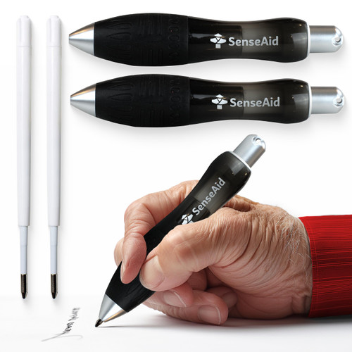 Fat Heavy Weighted Pens (2 Pack) | Large Grip Pens For Arthritis & Tremors