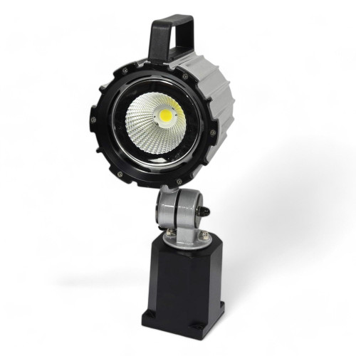 Electrix 8700 Machine Tool LED Light, 4-3/4" Arm Length, 2800 Lumens, 20W, Silver Color, Material of Construction: Steel, Articulating Arm Task Light