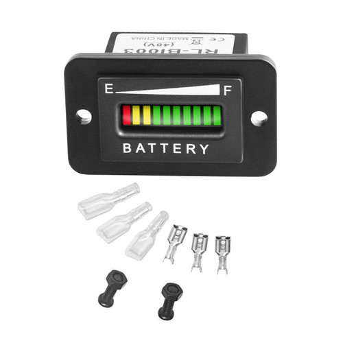 HUSUKU RDBS 48V LED Digital Battery Voltage Gauge Fit for Golf Cart