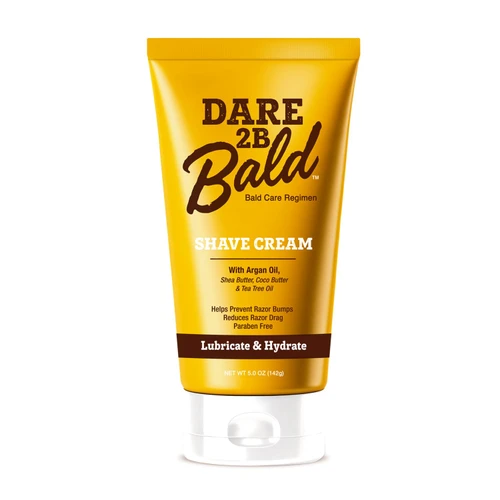 High Time Dare 2B Bald Shaving Cream Sensitive Skin | Bald Head Care 5.0 Oz