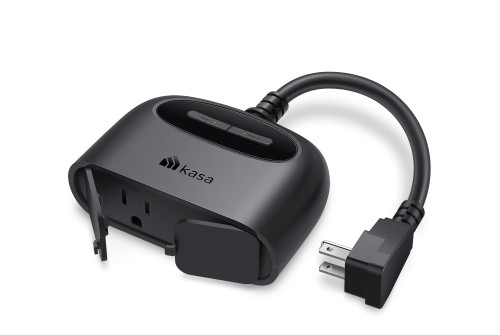 Kasa Outdoor Smart Plug, Smart Home Wi-Fi Outlet with 2 Sockets, EP40