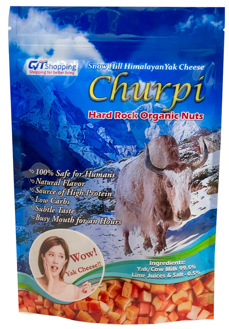Snow Hill Himalayan Yak Milk Organic Super Strong Cheese Nuts for Men, Women & Younger (100g/29-33Pcs) Natural Yaky Fat Less Cheese Chhurpi Nuggets, Replacement of Gum - Product of Himalayas, Nepal