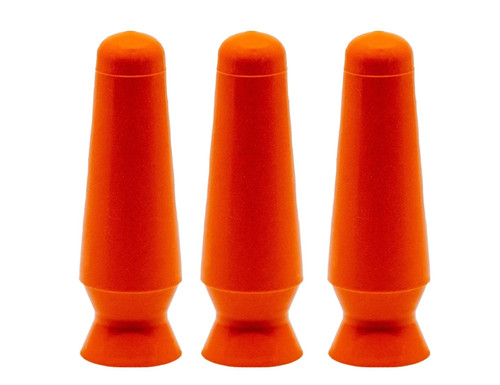 DMV Scleral Cup Contact Lens Applicator Tool Made in USA 3 Pack - Orange