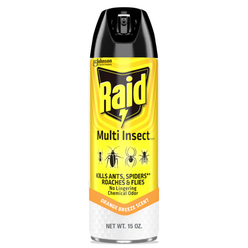 Raid Multi Insect Killer Bug Spray, Orange Breeze, 15 oz