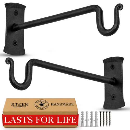 RTZEN Plant Hangers Indoor or Outdoor Heavy Duty Wall Bracket Hooks