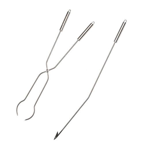 Solo Stove Fire Pit Tools 2 Piece Set | 36.5" Poker & 32" Wood Tongs