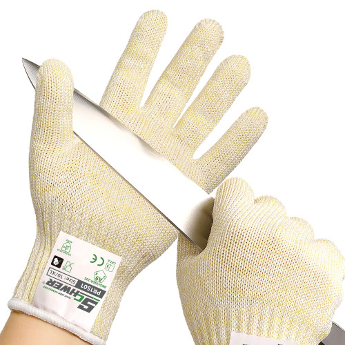 Schwer 10 Pairs SlicePro A9 Cut Resistant Gloves, Food Grade, PR1501, XL