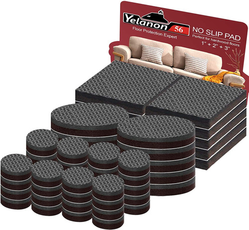 Non Slip Furniture Pads for Hardwood Floors -Yelanon Furniture Grippers