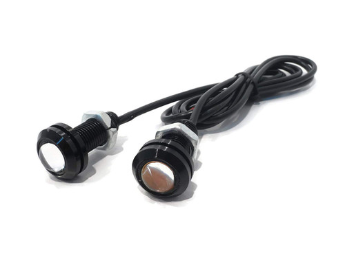 Vital All-Terrain LED Front Turn Signal Lights for Jeep Wrangler Amber Tube/Flat Fenders - JK TJ YJ CJ Rubicon Sahara