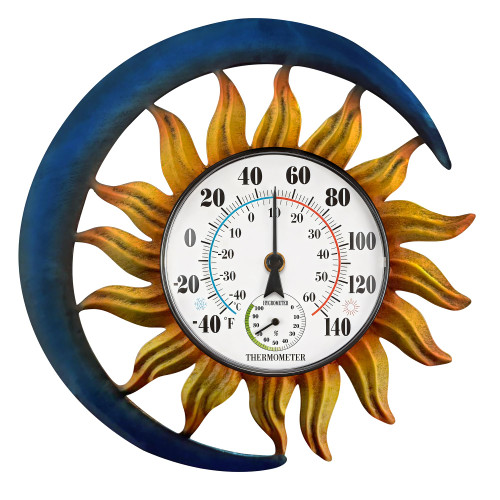 Outdoor Thermometer Waterproof, Decorative Outdoor Thermometers for Patio