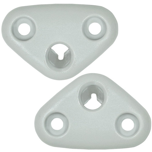 2PCS Sunvisor Bracket Repair Clip Compatible with Subaru Forester Impreza Crosstrek, Gray Visor Mount Replacement for Broken Sun Visor Bracket