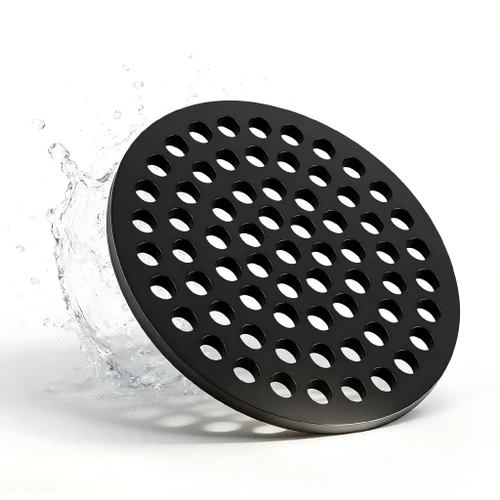 5.5 Inches Cast Iron Drain Cover, Heavy Duty Rust Proof Floor Drain Grate