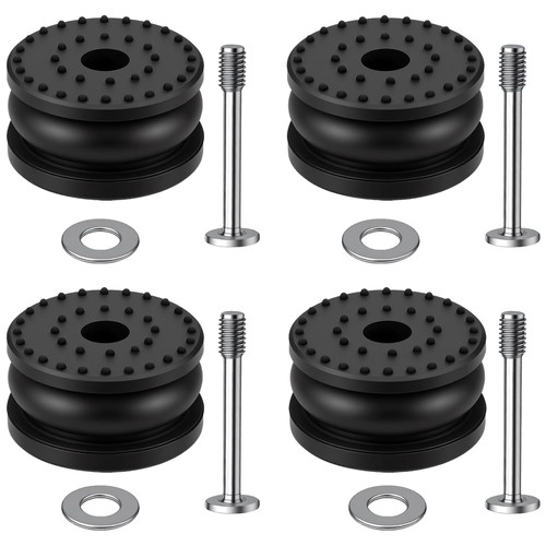 Anti-Vibration Feet for Bambu Lab H2D / H2D Combo, 4-Pack Printer Shock-Absorbing Pads with Screws & Washers, Anti-Slip Base for Stability & Noise Reduction – 3D Printer Accessories