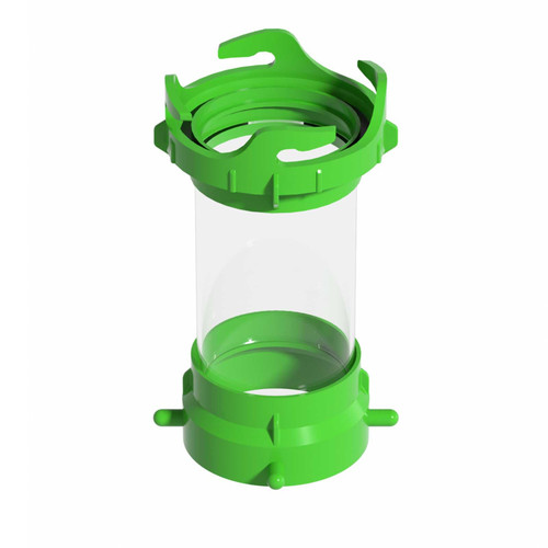 6" Extension Clear Camper RV Sewer Hose Adapter - Odor-Proof & Leak-Proof