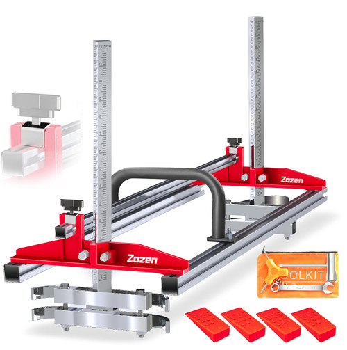 Zozen Chainsaw Mill, Upgraded Lock, 3 Adjustable Sizes for Independent Use