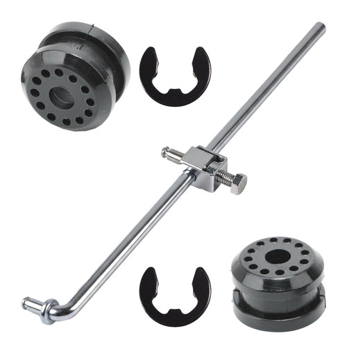 52105555AA Transfer Case Shifter Control Lever with 2 Clip+ 68078974AA Shift Linkage Bushings Kit Compatible with Dodge Ram 1500 2500 3500 2002 2003 2004 2005 4x4 models