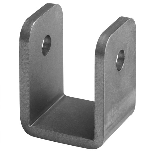 Fanmao 6 Pack Steel Weld-On U Bracket, Inner Width 1-1/4", 3/16" Thick