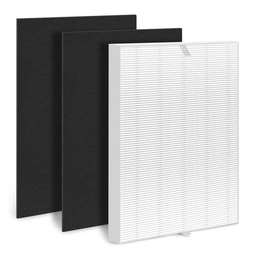 Nisreen Air108 Filter Replacement Compatible with Oreck AirInstinct Air Purifier Models 75 100 108 109 150 200 | 1 Main Filter and 2 Carbon Filters