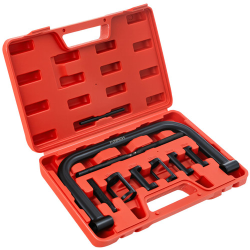 Punmew Valve Spring Compressor 10pcs Valve Spring Removal Tool for Motorcycle, ATV, Car, Small Engine Vehicle Equipment
