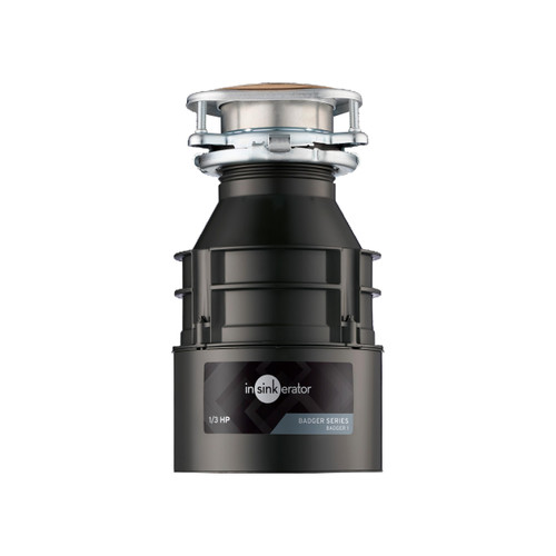InSinkErator Badger 1 Garbage Disposal, Badger Series 1/3 HP Continuous Feed Food Waste Disposer