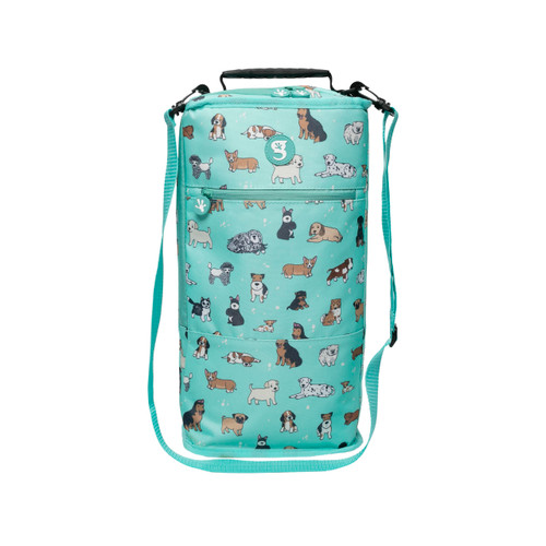 geckobrands Verticool Cooler - Insulated Portable Soft Cooler Bag with Adjustable Shoulder Strap, Holds 9 Cans or 2 Wine Bottles, Perfect for Beach, Picnics, and Outdoor Activities