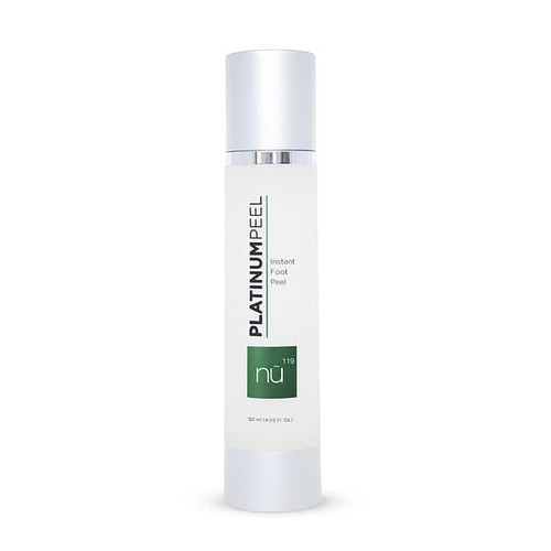 nu119 120ml Platinum Instant Foot Peeling Spray – Professional Callus & Corn Remover – Fast-Acting Exfoliating Foot Peel for Cracked, Dry, Rough Skin – Includes Durable Luxury Foot File