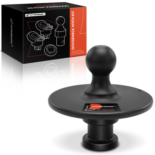 A-Premium Gooseneck Ball Adapter Hitch 2" King Pin and 2-5/16 Inch Ball