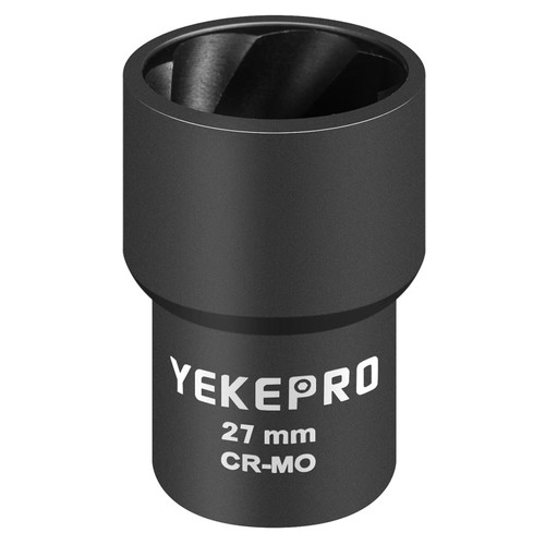 YEKEPRO 27mm 1/2" Drive Impact Twist Socket