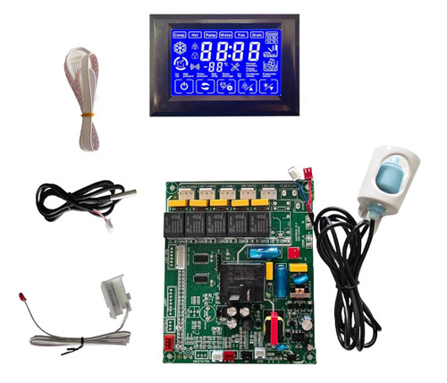 Blue Touch Screen ice Makers Control Board Compatible with Vevor