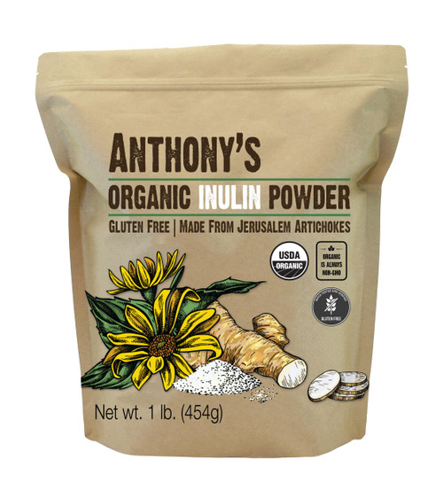 Anthony's Organic Inulin Powder (1 Pound)